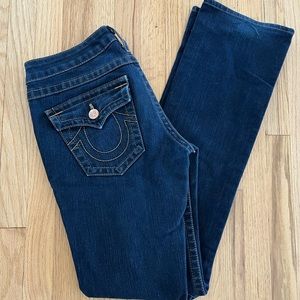 True Religion Billy dark wash straight leg jeans size 29